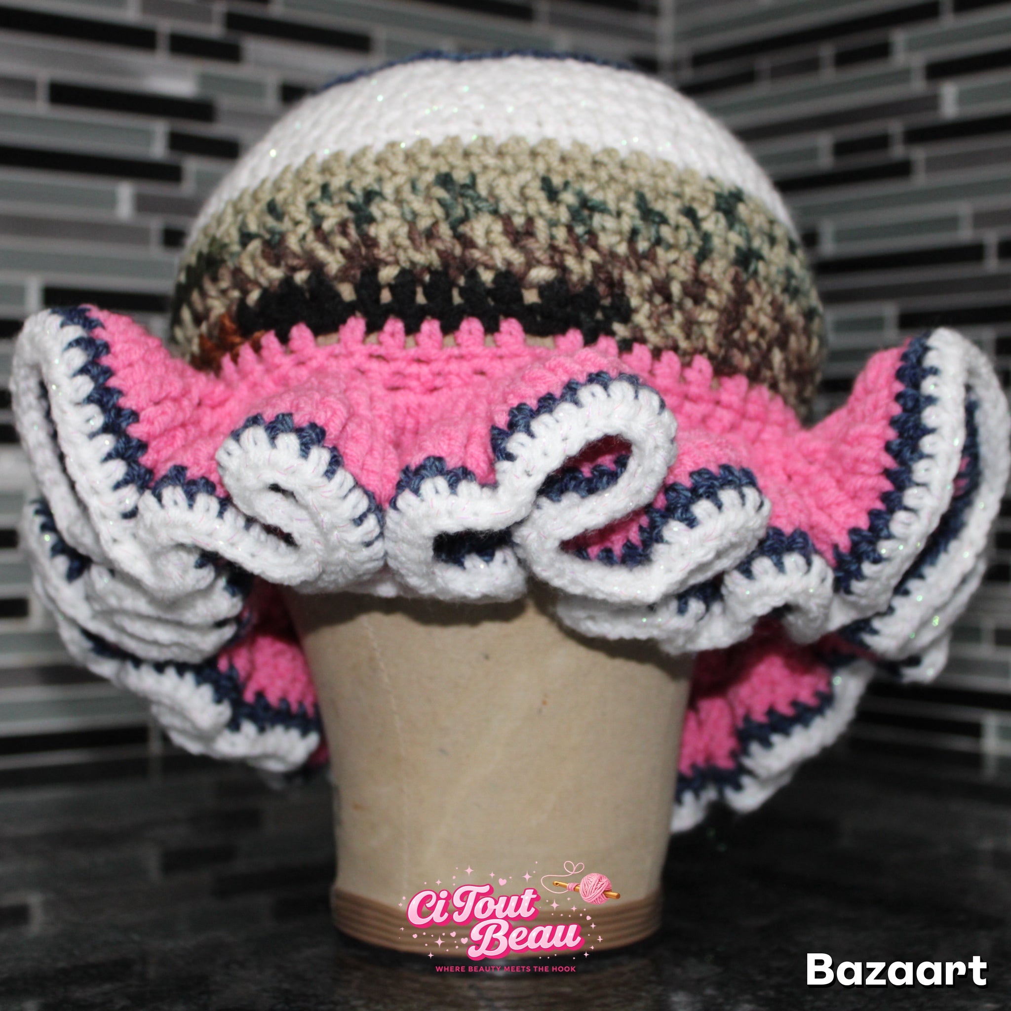 "Go Girl" Ruffle Hat