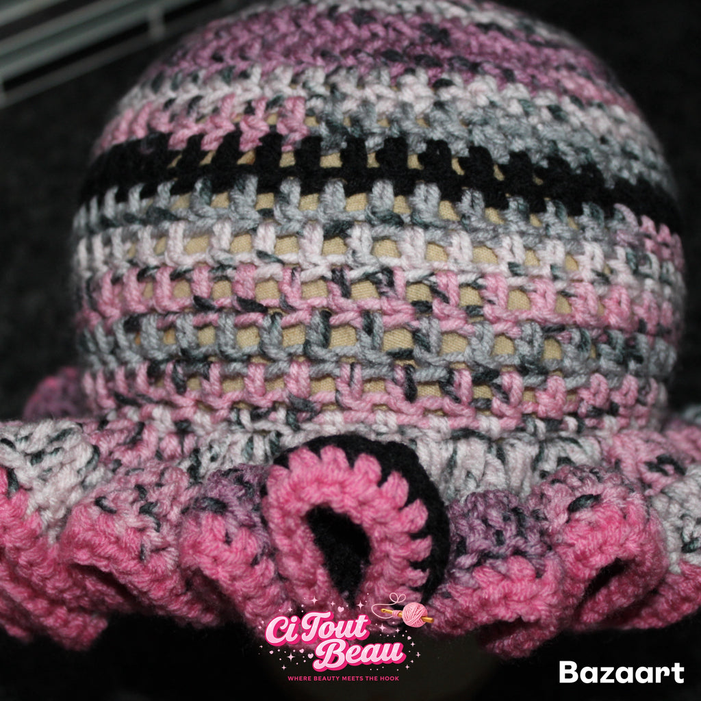 "Go Girl" Ruffle Hat
