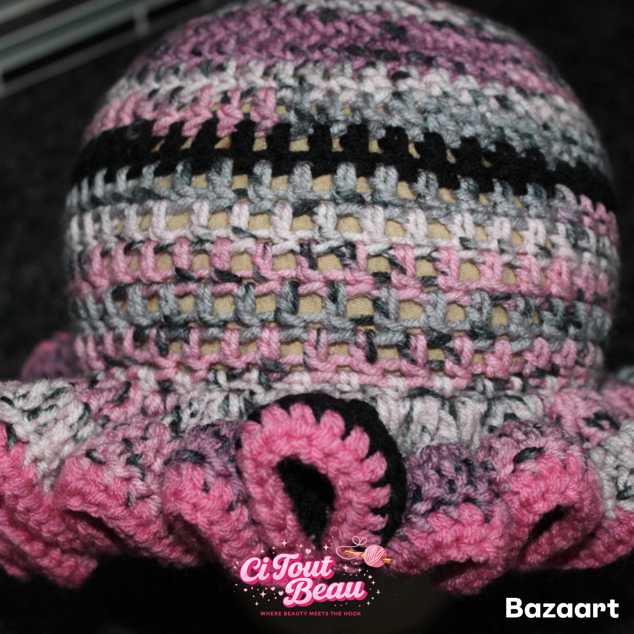 "Go Girl" Ruffle Hat